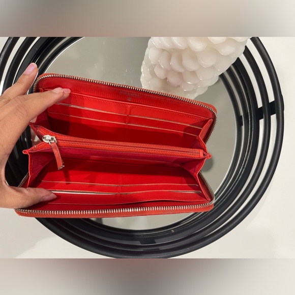 Pre Loved CHANEL  Matelasse Long Wallet Patent leather Red Tone CC - Picture 9 of 16